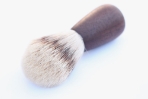 Hand-Turned Walnut Shaving BRUSH
