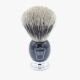 Parker BCPB Pure Badger Black/Chrome Shaving Brush w/Stand